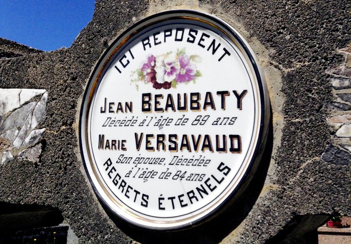 La tombe de Jean Beaubaty
