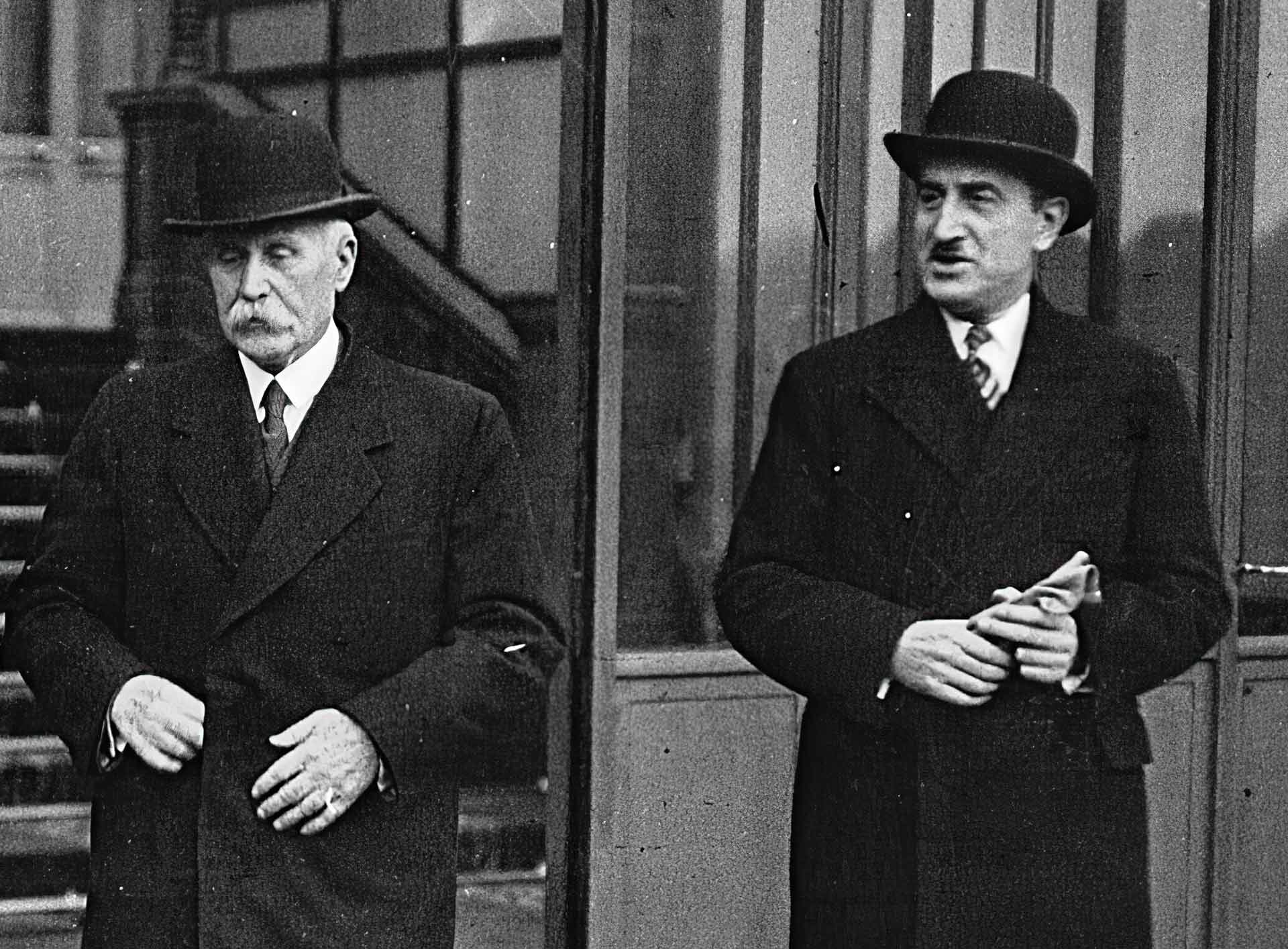 Philippe Pétain et Adrien Marquet, lorsqu’ils étaient tous deux ministres en 1934.