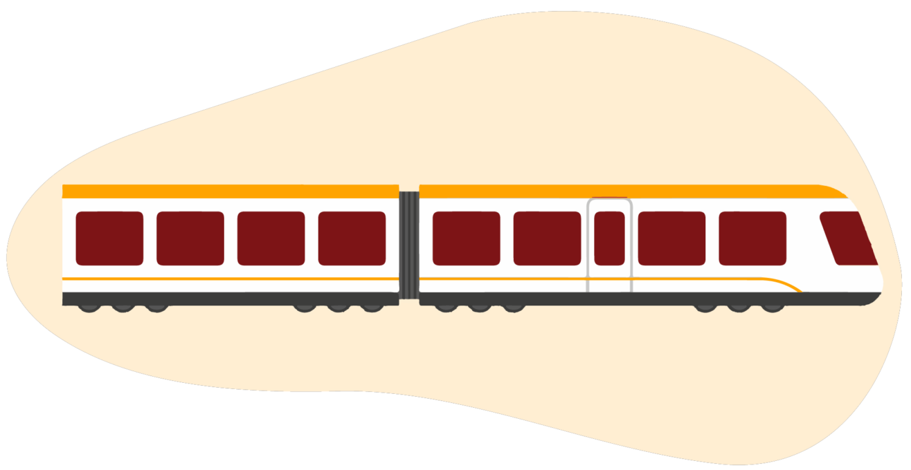 Un train pour illustrer la LGV