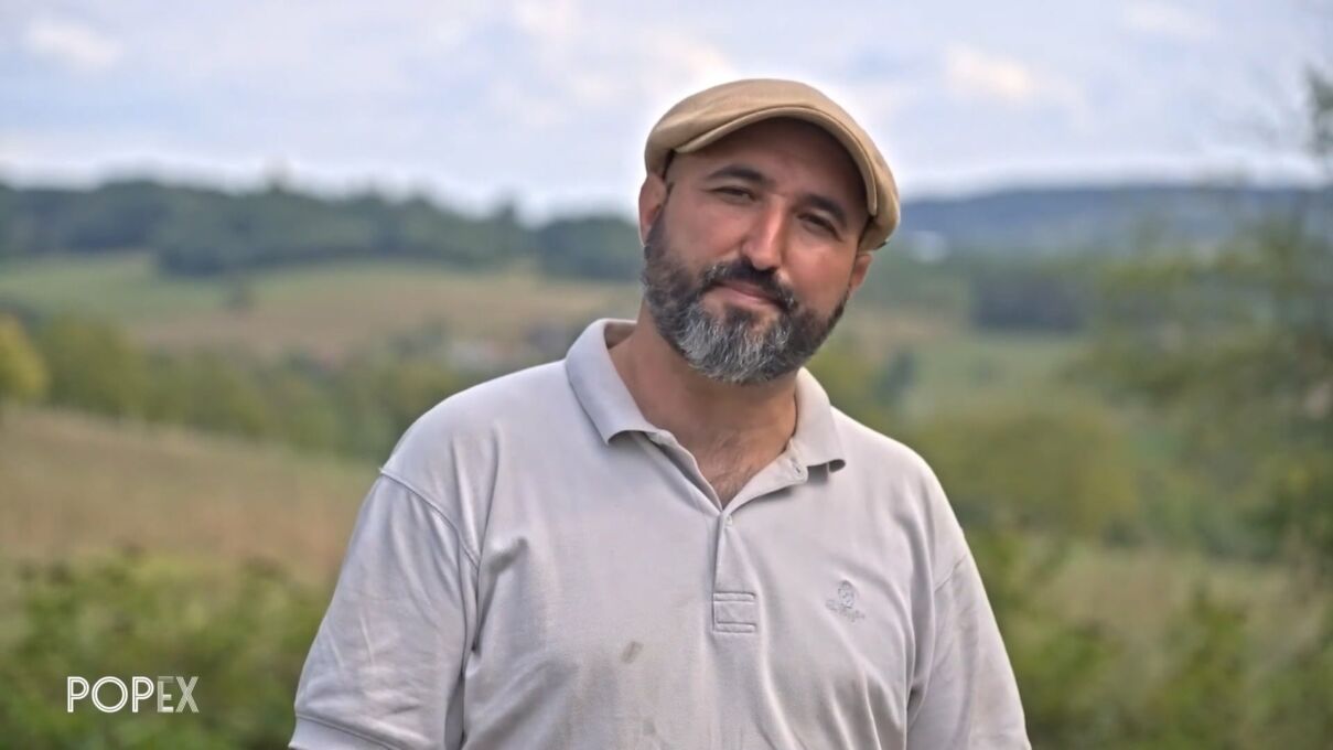 Geoffroy Estingoy, responsable de la maison des semences paysannes de Dordogne